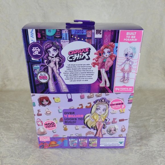 Capsule Chix Doll S1 Sweet Circuits Giga Glam CTRL ALT Magic Holo Glow New - Picture 5 of 9
